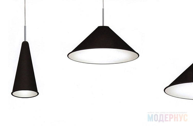 дизайнерская люстра Cone Light модель от Tom Dixon в интерьере, фото 3