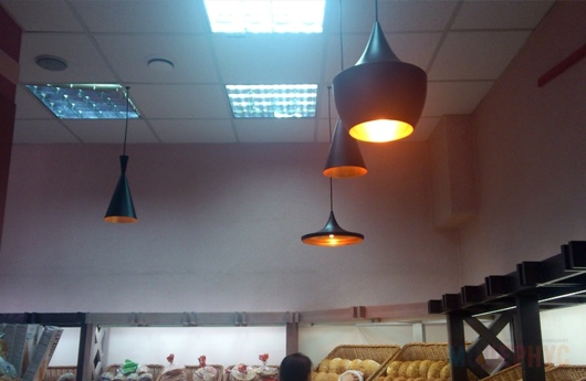 Дизайнерские светильники, магазин «Заря», Белгород, фото 4