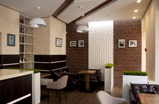 Кофейня «My Coffee» (Белгород), дизайнерский свет и мебель на заказ, фото 7