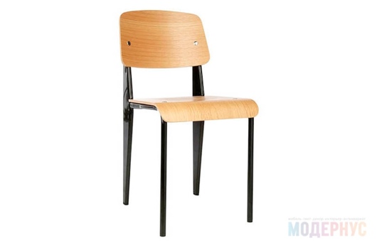 деревянный стул Standard Prouve