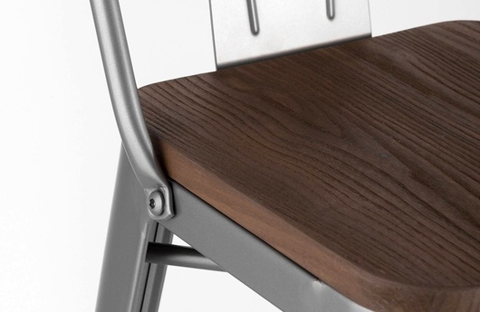 барный стул Tolix Bar Wood дизайн Xavier Pauchard фото 5