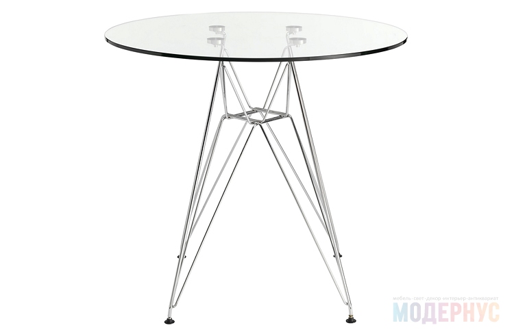 дизайнерский стол DSR Glass модель от Charles & Ray Eames в интерьере, фото 1