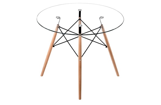 кухонный стол Eames DSW Glass дизайн Charles & Ray Eames фото 2