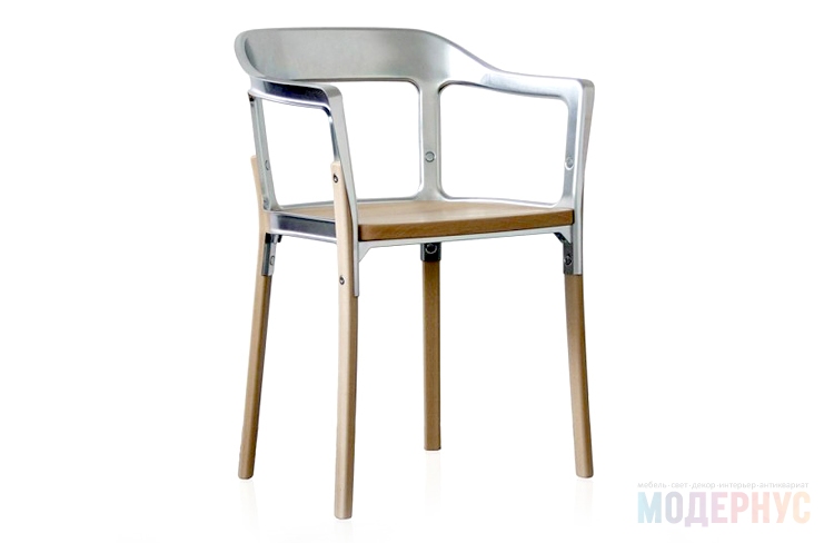 дизайнерский стул Steelwood M Erwan Style модель от Ronan & Erwan Bouroullec, фото 1
