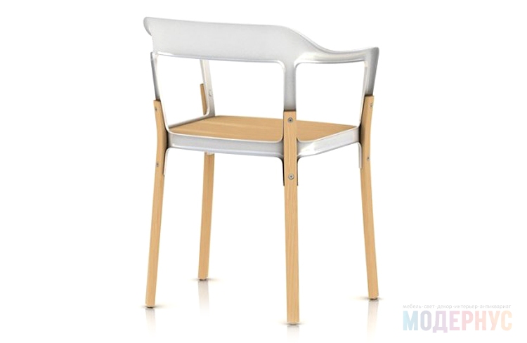 дизайнерский стул Steelwood M Erwan Style модель от Ronan & Erwan Bouroullec, фото 2