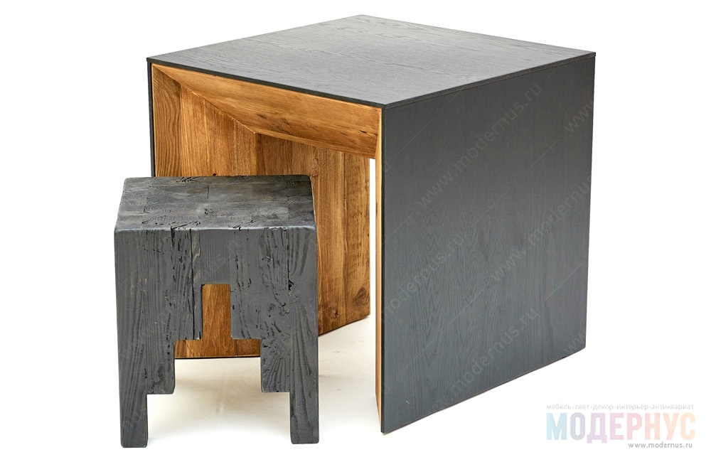 дизайнерский стол Monogram Wooden модель от ETG-Home в интерьере, фото 4