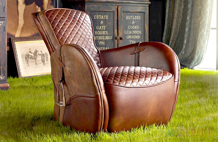 дизайнерское кресло Saddle модель от Timothy Oulton, фото 4