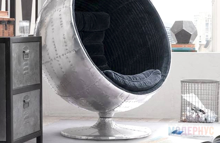 дизайнерское кресло Ball Aviator модель от Eero Aarnio, фото 4