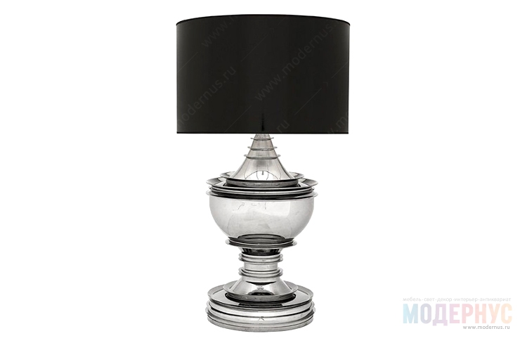 дизайнерская лампа Silom Black модель от Eichholtz в интерьере, фото 1