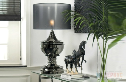 настольная лампа Silom Black дизайн Eichholtz фото 3
