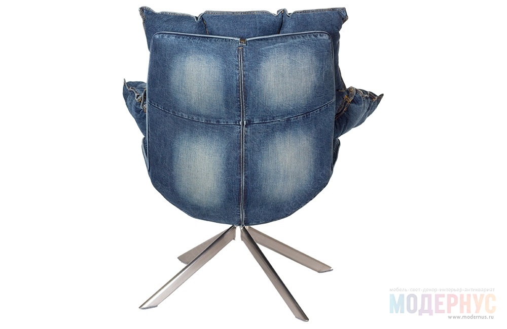 дизайнерское кресло Husk Jeans модель от Patricia Urquiola в интерьере, фото 3