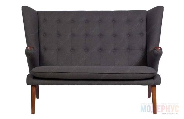 дизайнерский диван Papa Bear Sofa модель от Hans Wegner в интерьере, фото 2