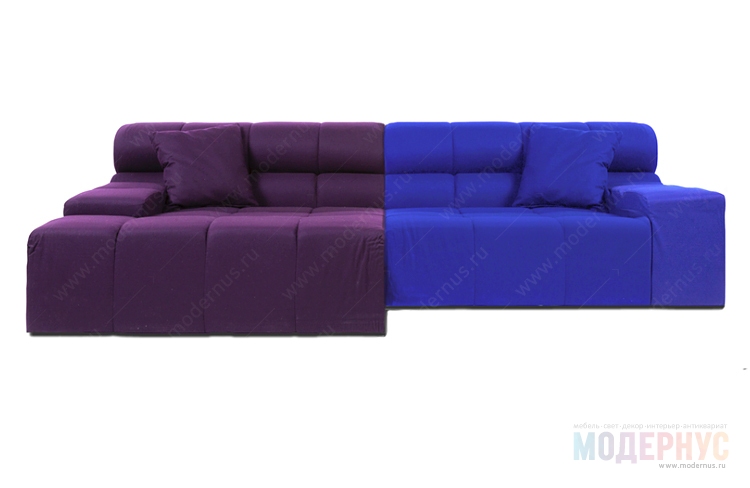 дизайнерский диван Tufty-Time Sofa модель от Patricia Urquiola в интерьере, фото 2