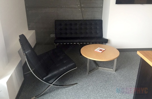 Дизайнерское кресло и диван «Барселона» для Ульяны Розиной (Екатеринбург), фото 2