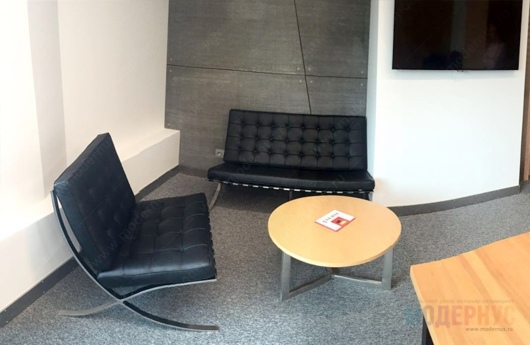 Дизайнерское кресло и диван «Барселона» для Ульяны Розиной (Екатеринбург), фото 3