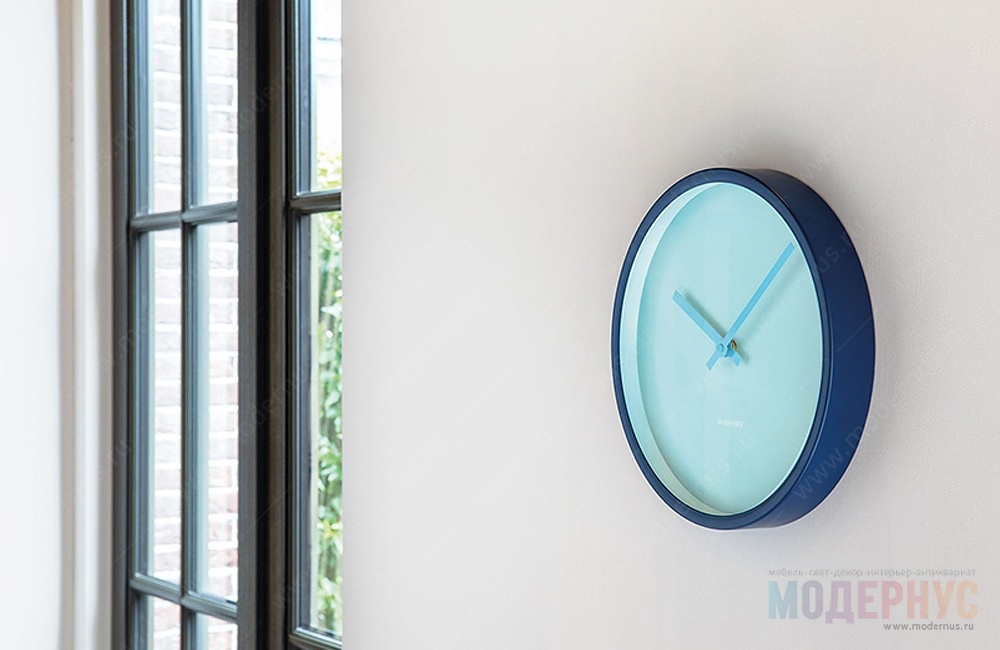 дизайнерские часы Aqua в магазине Модернус в интерьере, фото 3