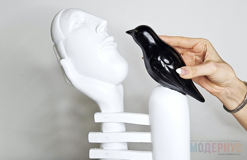 дизайнерский предмет декора Head and Crow в магазине Модернус в интерьере, фото 2
