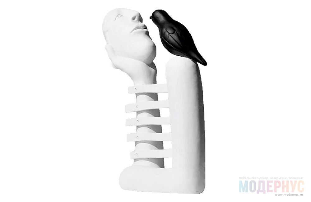дизайнерский предмет декора Head and Crow в магазине Модернус в интерьере, фото 1
