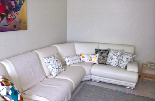 Модульный диван Плимут из итальянской кожи для заказчика в Белгород, фото 4