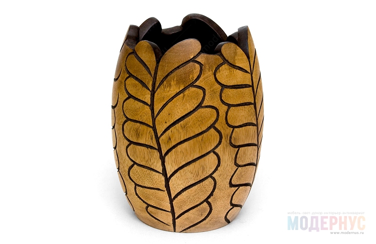 деревянная ваза Райкар в магазине Модернус, фото 1
