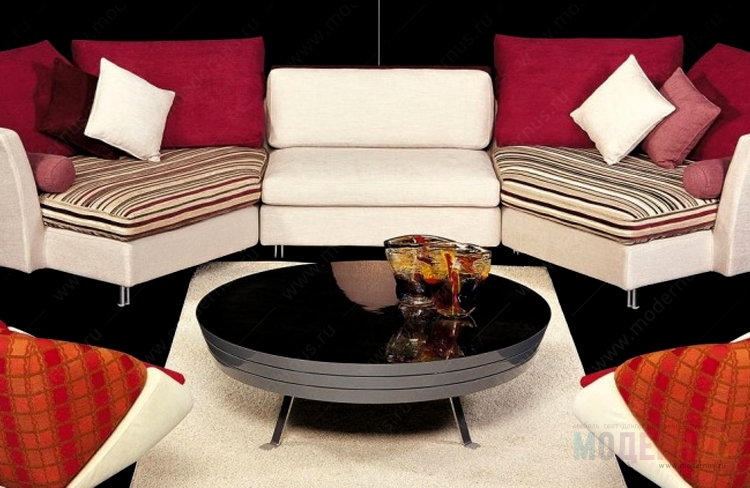дизайнерский диван Brikkel модель от Giorgio Saporiti в интерьере, фото 3