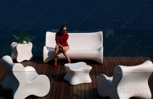 двухместный диван Doux модель Karim Rashid фото 2