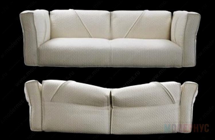 дизайнерский диван Flexible модель от Giorgio Saporiti в интерьере, фото 2