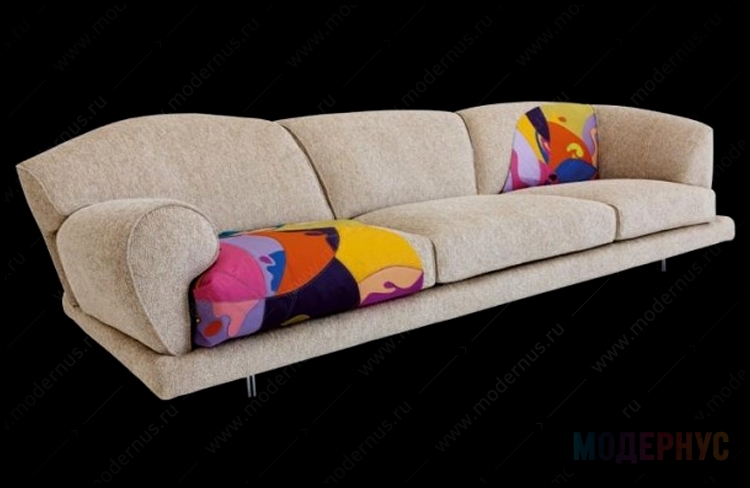 дизайнерский диван Gala модель от Giorgio Saporiti в интерьере, фото 4