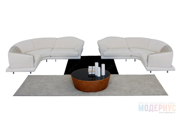 дизайнерский диван Gala модель от Giorgio Saporiti в интерьере, фото 2