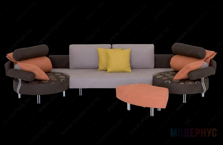 дизайнерский диван Milton модель от Giorgio Saporiti, фото 2