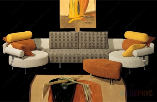 модульный диван Milton модель Giorgio Saporiti фото 4