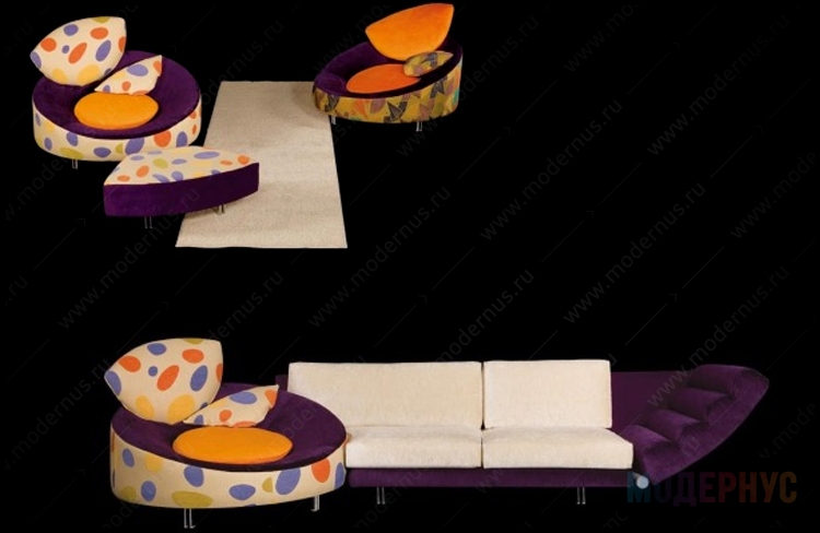 дизайнерский диван Palace модель от Giorgio Saporiti, фото 4