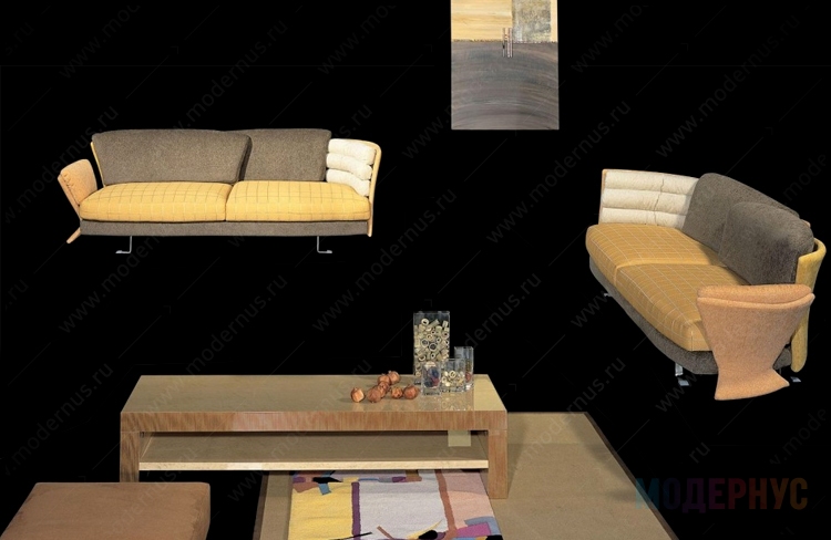 дизайнерский диван Regency модель от Giorgio Saporiti, фото 4