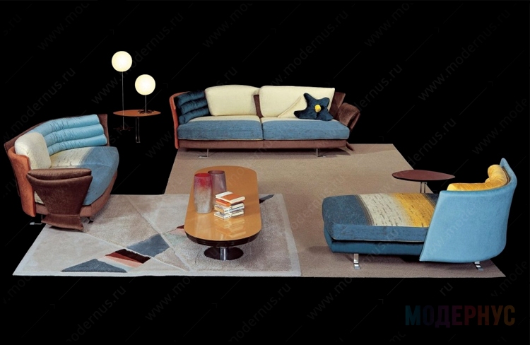 дизайнерский диван Regency модель от Giorgio Saporiti, фото 3