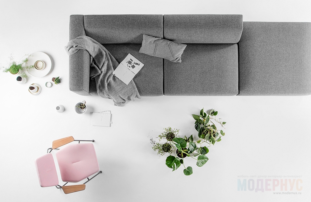 дизайнерский диван Match Sofa модель от Brabbu в интерьере, фото 3
