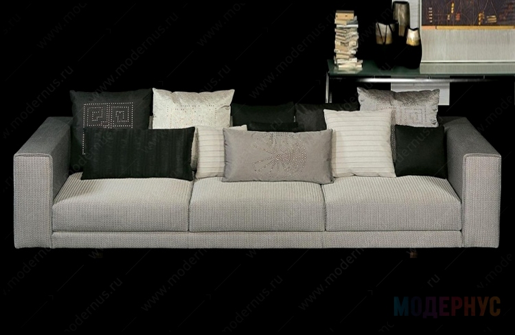 дизайнерский диван Sensation модель от Giorgio Saporiti в интерьере, фото 1