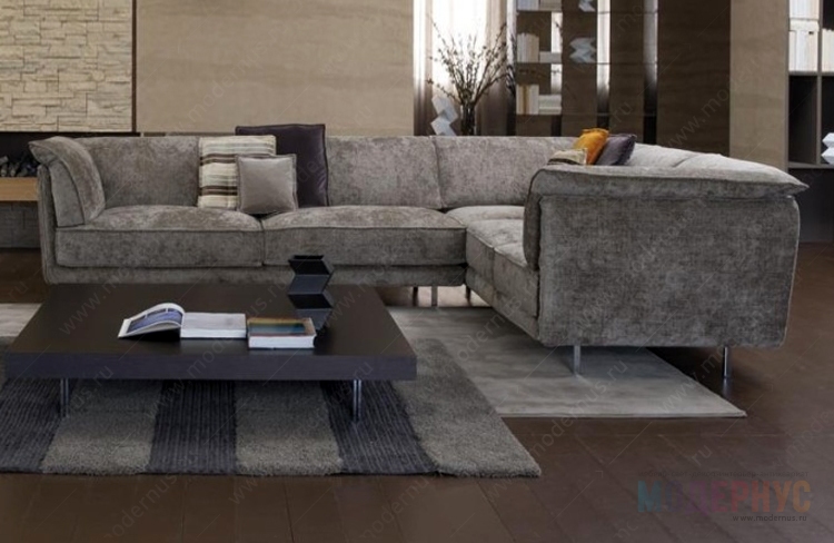 дизайнерский диван Twils модель от Giorgio Saporiti в интерьере, фото 3