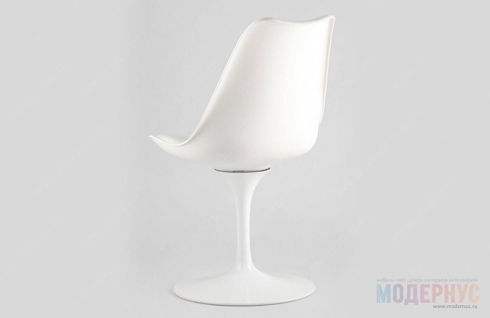 дизайнерский стул Tulip White One модель от Eero Saarinen, фото 4
