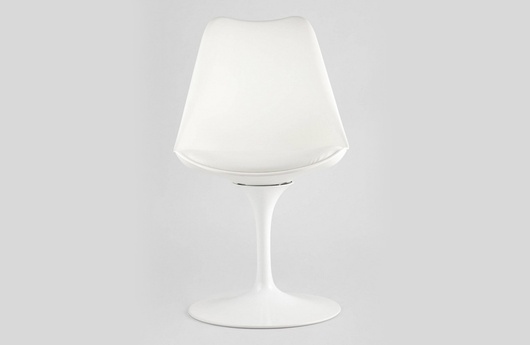 кухонный стул Tulip White One дизайн Eero Saarinen фото 2
