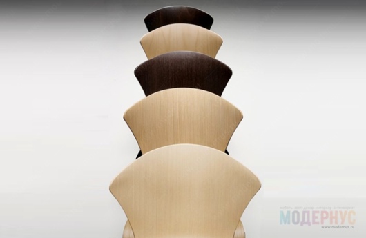 стул для кафе Glossy 3D Wood дизайн Stefano Sandona фото 2