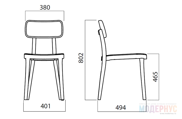 дизайнерский стул Porta Venezia модель от Dorigo Design, фото 5