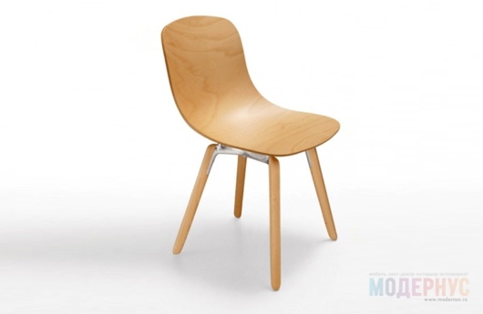 стул для кафе Pure Loop 3D Wood дизайн Claus Breinholt фото 4
