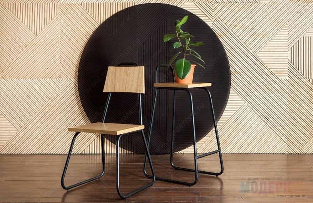 дизайнерский барный стул Bauhaus модель от Woodi, фото 4