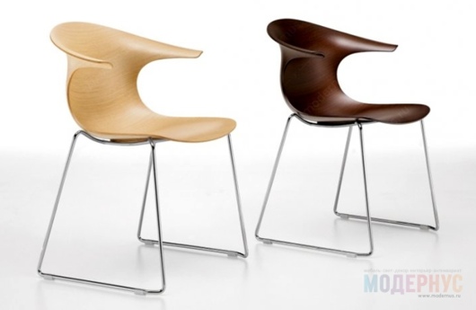 стул для кафе Loop 3D Wood дизайн Claus Breinholt фото 1