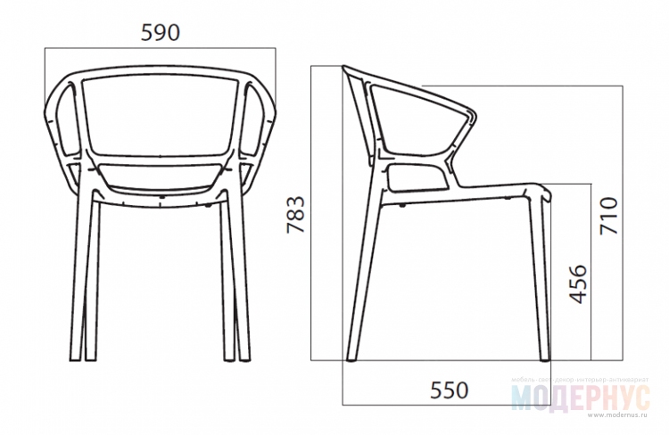 дизайнерский стул Fiorellina модель от Fabrizio Batoni, фото 5