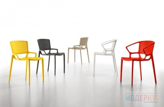 пластиковый стул Fiorellina дизайн Fabrizio Batoni фото 3