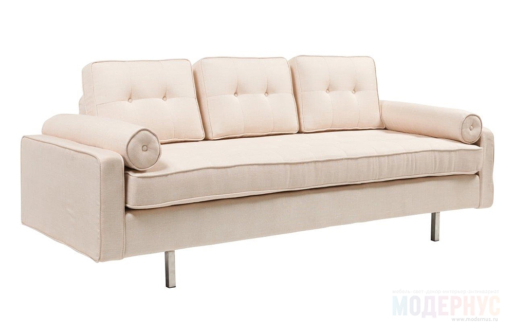 дизайнерский диван Chicago Sofa модель от Hans Wegner в интерьере, фото 2