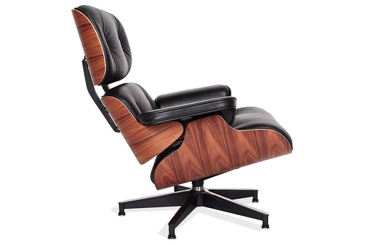 кресло с оттоманкой Lounge Chair модель Charles & Ray Eames фото 3