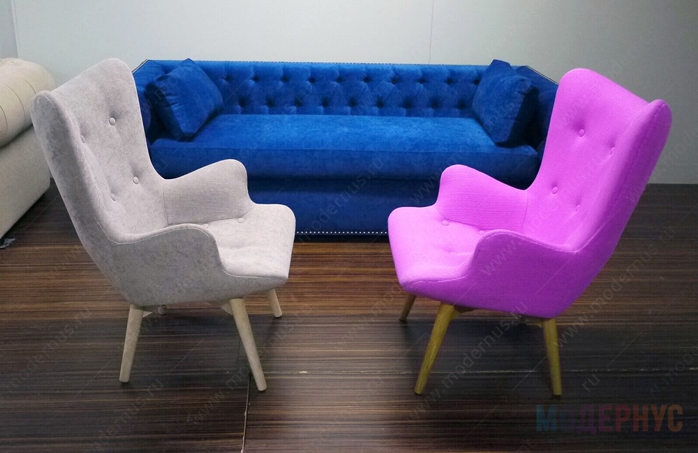 дизайнерское кресло Contour Lounge Chair модель от Grant Featherston, фото 7