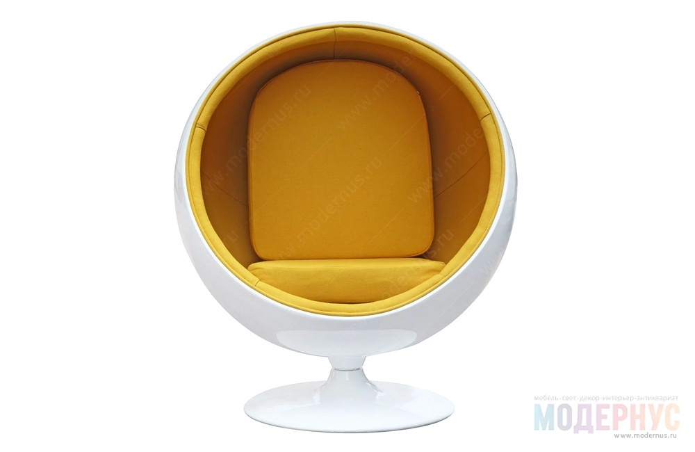 дизайнерское кресло Ball Chair модель от Eero Aarnio в интерьере, фото 4